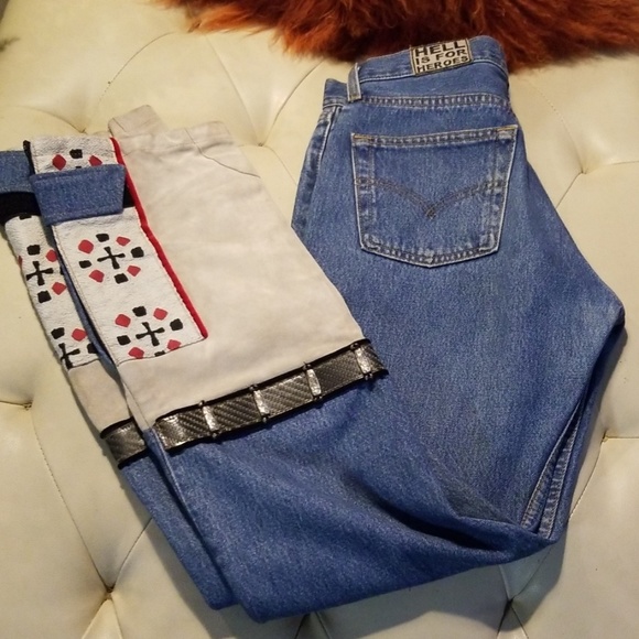 Levi's Denim - Levi's Stauss Hell is for Heroes Rare Jean's sz 8.